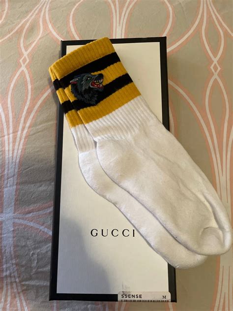 gucci wolf socks|gucci socks expensive.